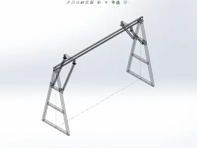 Portable Crane Truss 3D Model Free Download in Multiple Formats Free low-poly 3D model