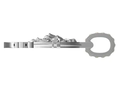 Gothic Lion Pendant 3D print model