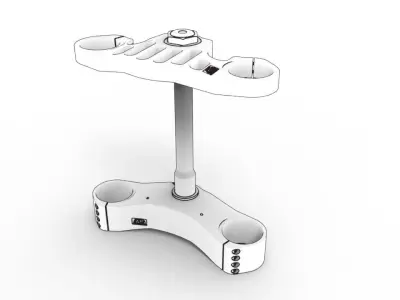 IMA CNC Triple Clamp 3D model