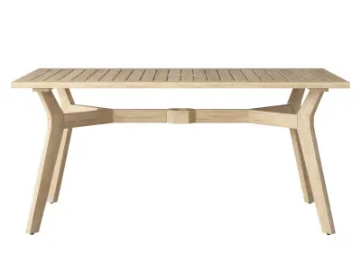 OVE Quinn 7 Piece Dining Set Table 3D model