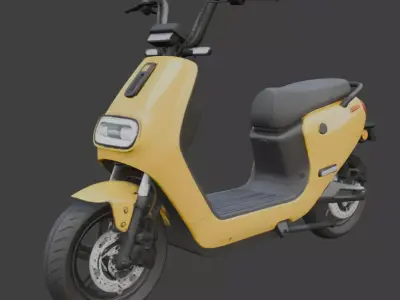 Stylized Electric Scooter 3D Model 3D model buy