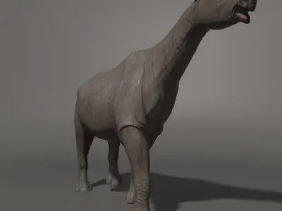 Indricotherium 3D - Pre-historic mammal 3D model purchase
