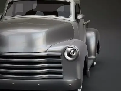 Chevrolet 1951 Custom Pickup 3D model