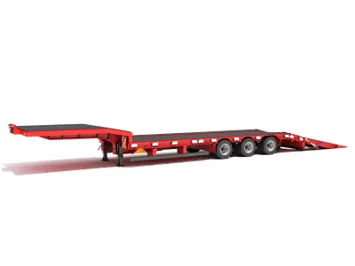 Platform Trailer 3D model by 3D-Horse