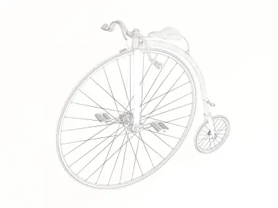 Bike Penny Farthing 3D model