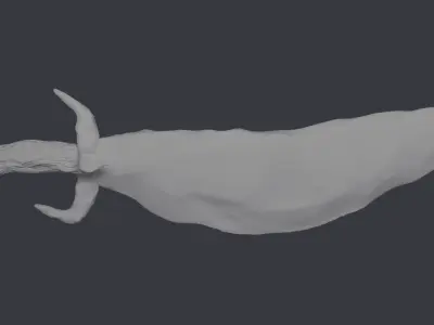 Savage sword game model Free low-poly 3D model