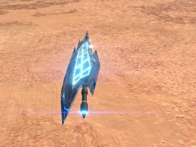 Crystal Dagger Low-poly 3D model purchase