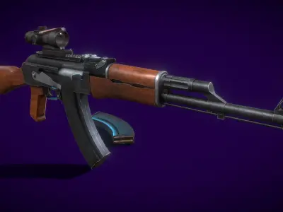Quick silver gun 3D model