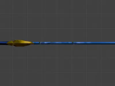 Lightning-Sword Low-poly 3D model