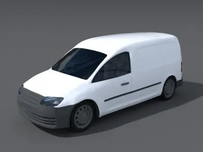 Delivery Van 3D model get