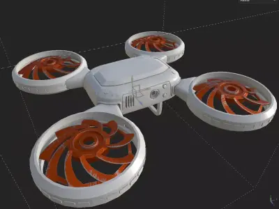 Drone 3D model get
