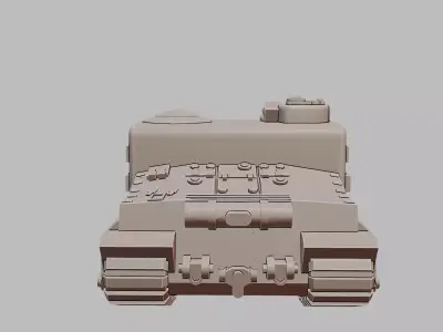 AT 15A Heavy Tank Destroyer 3D Printable  3D print model