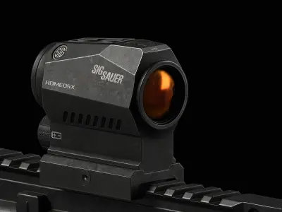 SIG SAUER Romeo5X 1x20mm Low-poly 3D model