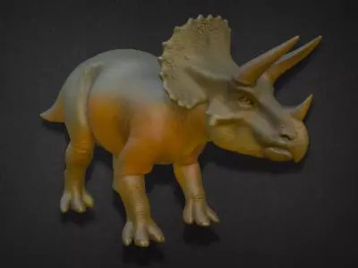 Realistic Triceratops Model 3D model