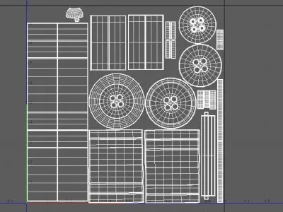 Cartoon  Tool box 3D model