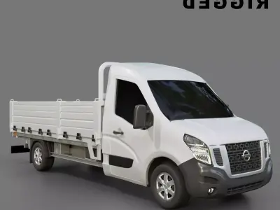 Nissan Nv 400 Pickup Maxi Free low-poly 3D model