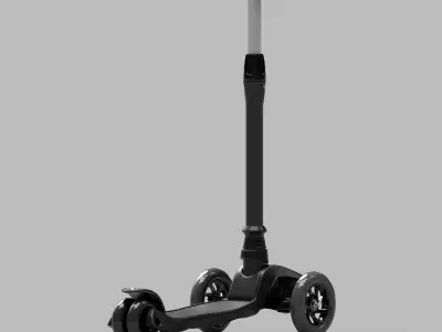 Scooter Low-poly 3D model by Vedha3105 from CGTrader (Low-poly)