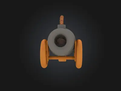 Cannon Surprise  The Explosive Toy Artillery Character 3D model