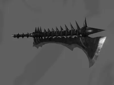 Fantasy sword PBR Low-poly 3D model purchase