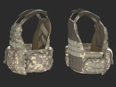 Tactical VEST 1 3D model