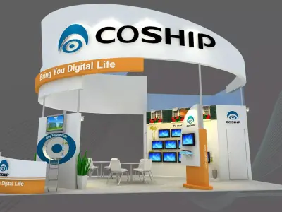 Exhibition - Area - 6X9-3DMAX2009-04 3D model