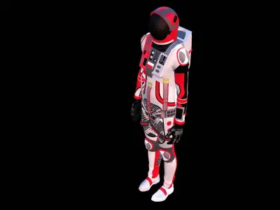 Astronaut Spacesuit Poland 3D model