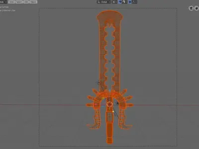 Sword Concept 01 Low-poly 3D model