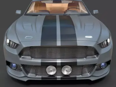Mustang  Eleanor Edition - Hyper-Detailed Supercar 3D model
