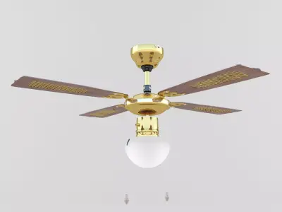 LYUSTER-VENTILYATOR EGLO Tiggano Low-poly 3D model