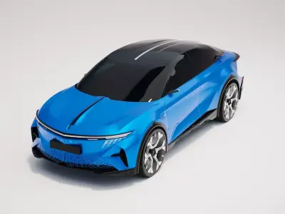 Alpine A390 Beta 2024 3D model