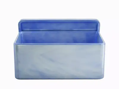 Rectangle Tin Can 03 Low-poly 3D model