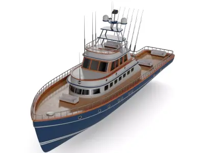 Motor Yacht 3D model