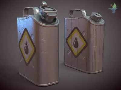 Scepter Container Low-poly 3D model