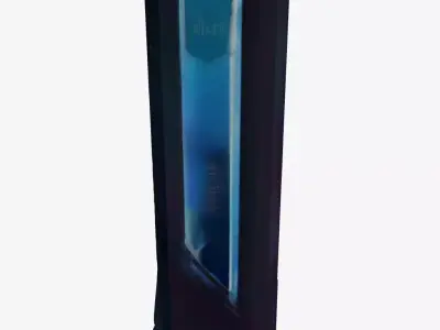 Cyberpunk Holo-Kiosk - Sci-Fi Terminal Prop 3D model