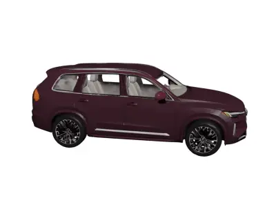 Volvo XC90 2026 Premium Full-Size SUV with Modern Design 3D model