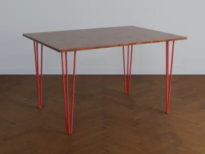 Hairpin Leg Table  3D model