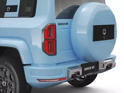 2026 BYD DENZA B5 with Interior 3D model