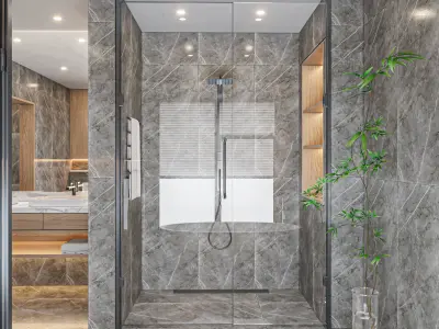 Master Bathroom  Free 3D model
