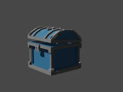 low poly game prize cases Low-poly 3D model