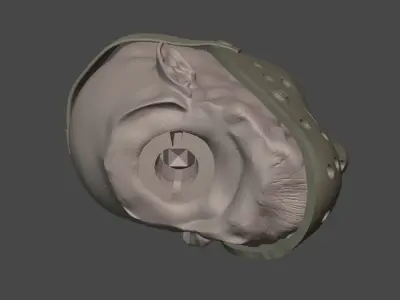 Jason Voorhees part 4 head sculpt for custom figure  3D print model