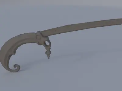 Eagle-Claw Curtain Holders 3D model