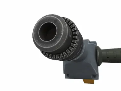 Old electric drill 3D model