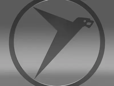 Messerschmitt logo 3D model