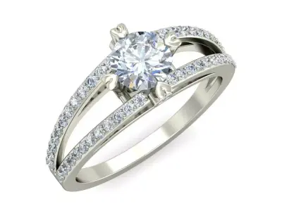 Wedding Ring  3D print model 118