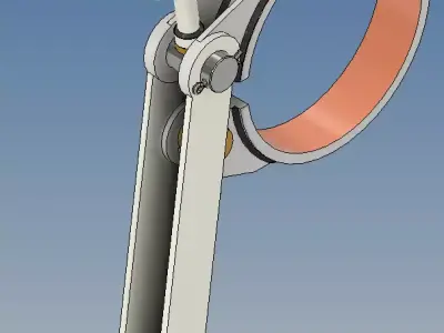 Band brake 300 mm diameter 3D model