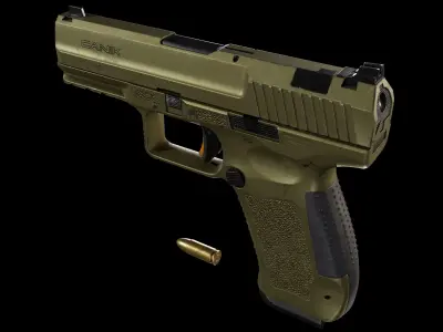 Canik TP9DA Low-poly 3D model