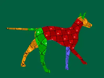 Pharaoh Hound Dog Free 3D model