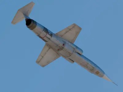 Lockheed F-104 Starfighter 3D model