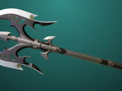 6 Battle Axes Collection All PBR Unity UE Textures Included 3D Model Pack purchase