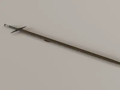 Damascus Claymore Free low-poly 3D model